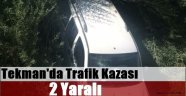 Tekman'da Trafik Kazası: 2 Yaralı