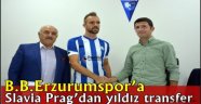  B.B.Erzurumspor'a Slavia Prag'dan yıldız transfer