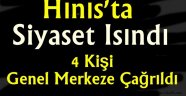 Hınıs'ta Siyaset Isındı