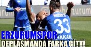 Erzurumspor Deplasmanda Farka Gitti