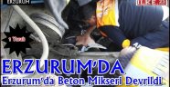 Tekman'da Beton Mikseri Devrildi: 1 Yaralı