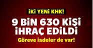 İki yeni KHK yayımlandı! Göreve iadeler var!