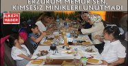 ERZURUM MEMUR SEN, KİMSESİZ MİNİKLERİ UNUTMADI