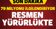 Milyonların beklediği yasa resmen yürürlükte