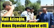 Vali Azizoğlu, Hınıs ilçesini ziyaret etti