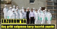 Erzurum'da Kuş gribne karşı hazırlık Yapıldı