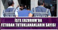 İŞTE ERZURUM'DA FETODAN TUTUKLANANLARIN SAYISI