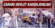 Van'da esnafın zararını devlet karşılayacak