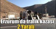 Erzurum'da trafik kazası: 2 yaralı