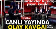 CNN Türk'te Aykut Erdoğdu ile Ayhan Oğan arasında olay kavga