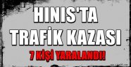 Hınıs'ta Trafik Kazası..