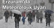 Erzurum'da Meteorolojik Uyarı