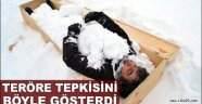 Erzurum'da Profesörden teröre, tabutlu tepki