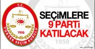 YSK: Seçimlere katılma yeterliliğine sahip 9 parti var