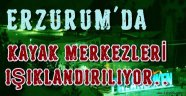 Erzurum'da Kayak Merkezlerinde Işıklandırma Çalışmaları