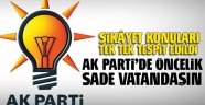 AK Parti'de öncelik sade vatandaşın