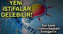 AK Parti'de yeni istifalar gelebilir