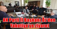 AK Parti İl Başkanı Öz'den Yakutiye'ye ziyaret