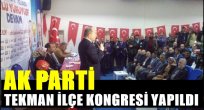 AK Parti Tekman İlçe kongresi yapıldı
