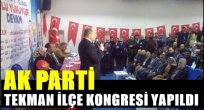 AK Parti Tekman İlçe kongresi yapıldı