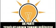 AK Parti teşkilatlarının tamamı değişecek!