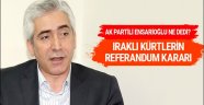 AK Partili Galip Ensarioğlu'ndan referandum açıklaması