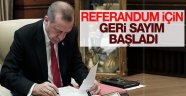 Anayasa Değişiklik Kanunu Erdoğan'ın masasında