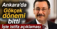 Ankara Büyükşehir Belediye Başkanı Melih Gökçek istifa etti