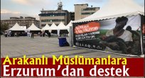 Arakanlı Müslümanlar için Erzurum'dan destek