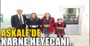 Aşkale'de karne heyecanı