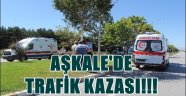 AŞKALE'DE  TRAFİK KAZASI!!!