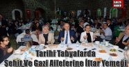 Aziziye Tabyalarında iftar programı düzenlendi.