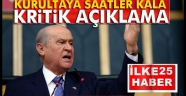 Bahçeli: 'Kurultay yasal değildir'