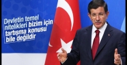 Başbakan Davutoğlu'ndan laiklik tartışması yorumu