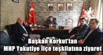 Başkan Korkut'tan MHP Yakutiye İlçe teşkilatına ziyaret