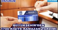 BÜYÜKŞEHİR'DEN 1700 KİŞİYE RAMAZAN YARDIMI