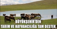 BÜYÜKŞEHİR'DEN TARIM VE HAYVANCILIĞA TAM DESTEK