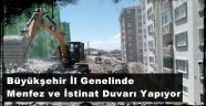 Büyükşehir İl Genelinde Menfez ve İstinat Duvarı Yapıyor