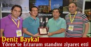 Deniz Baykal, Yörex'te Erzurum standını ziyaret etti