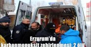 Erzurum'da karbonmonoksit zehirlenmesi: 2 ölü