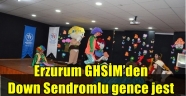 Erzurum GHSİM'den Down Sendromlu gence jest