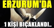 Erzurum'da 1 Kişi Bıçaklandı