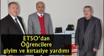 ETSO'dan öğrencilere giyim ve kırtasiye yardımı