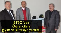 ETSO'dan öğrencilere giyim ve kırtasiye yardımı