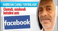 Facebook'ta canlı yayın yapıp kendini astı