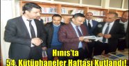 Hınıs'ta 54. Kütüphaneler Haftası Kutlandı!