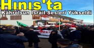 Hınıs'ta Kahrolsun İsrail Sesleri Yükseldi