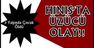 Hınıs'ta Üzücü Olay!!