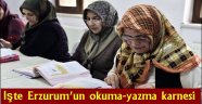 İşte Erzurum'un okuma-yazma karnesi
