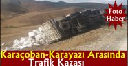 Karaçoban-Karayazı Arasında Trafik Kazası